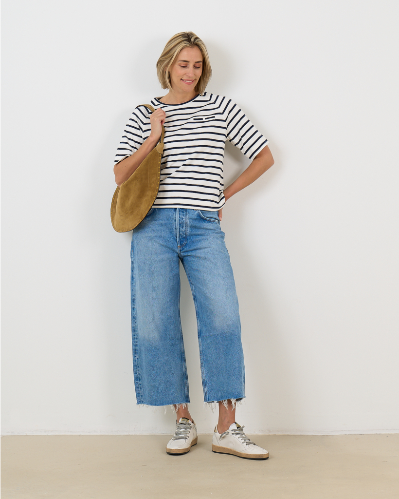 Ayla Baggy Raw Jeans