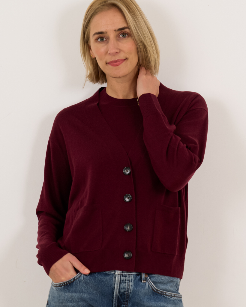 Bordeaux Cardigan