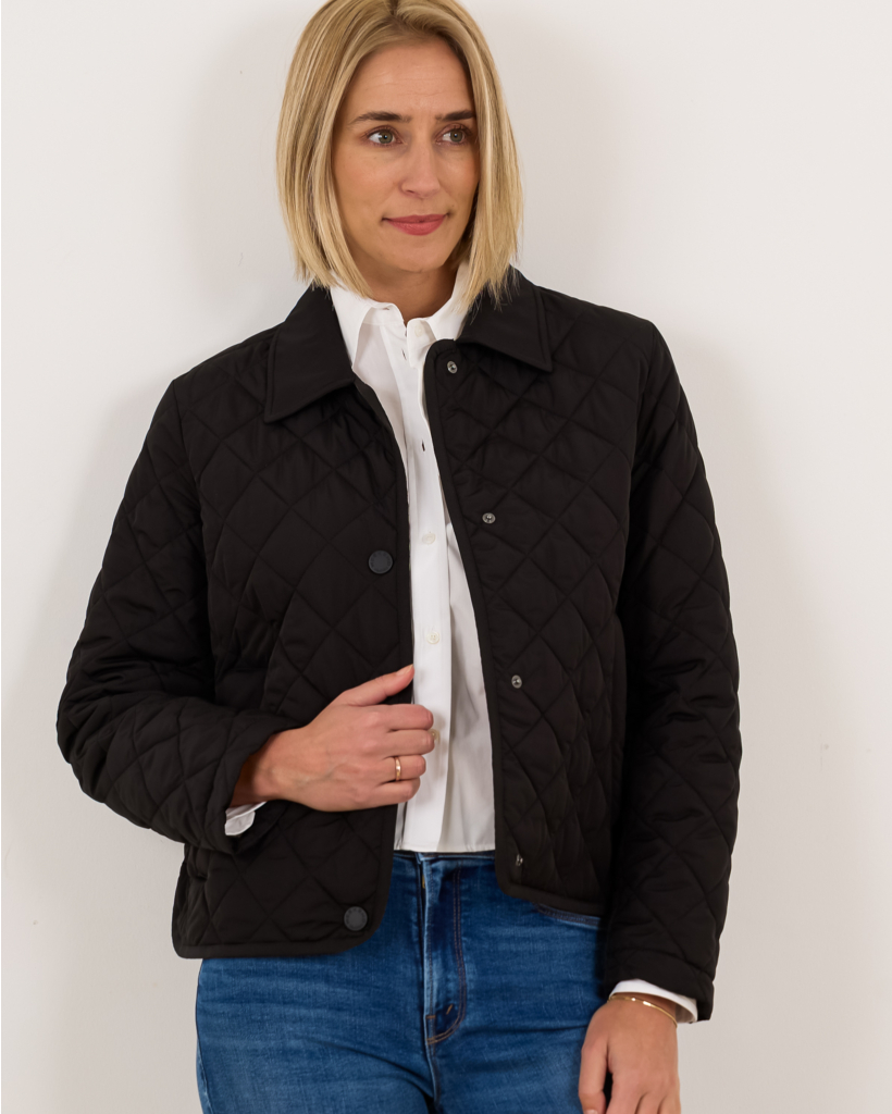 Black padded jacket