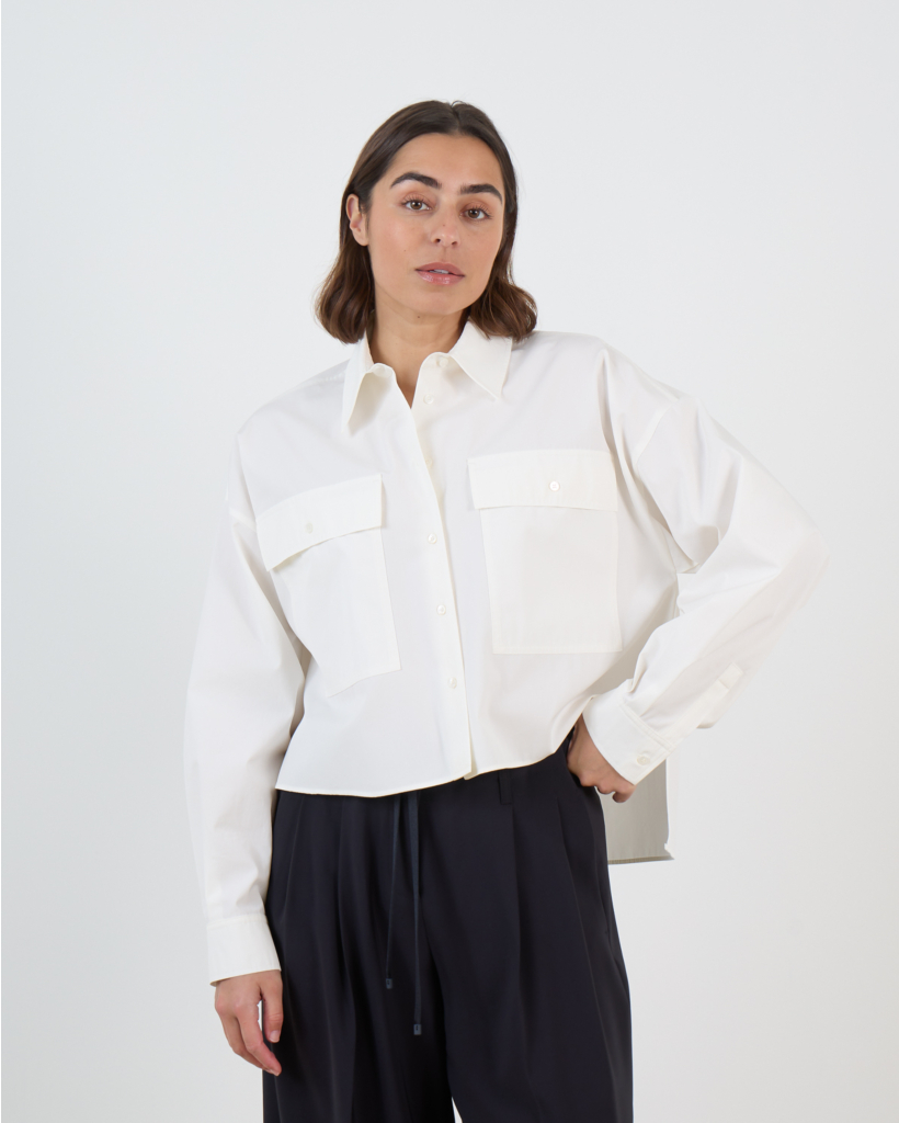 Wkdbruno Asymmetrical Blouse White