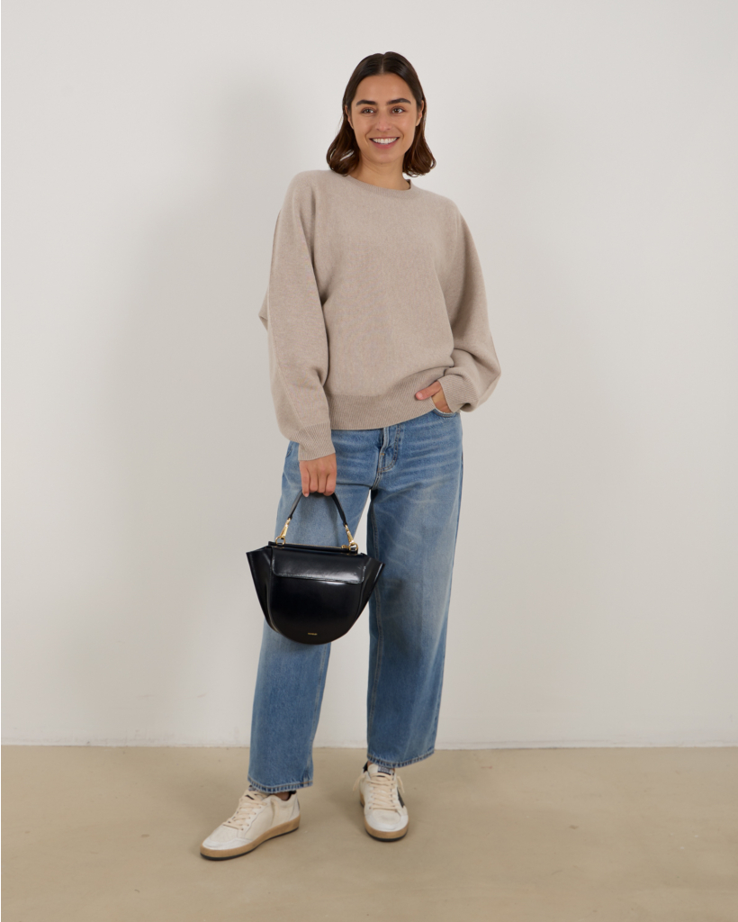 Haily Cashmere Pullover Sand Grey