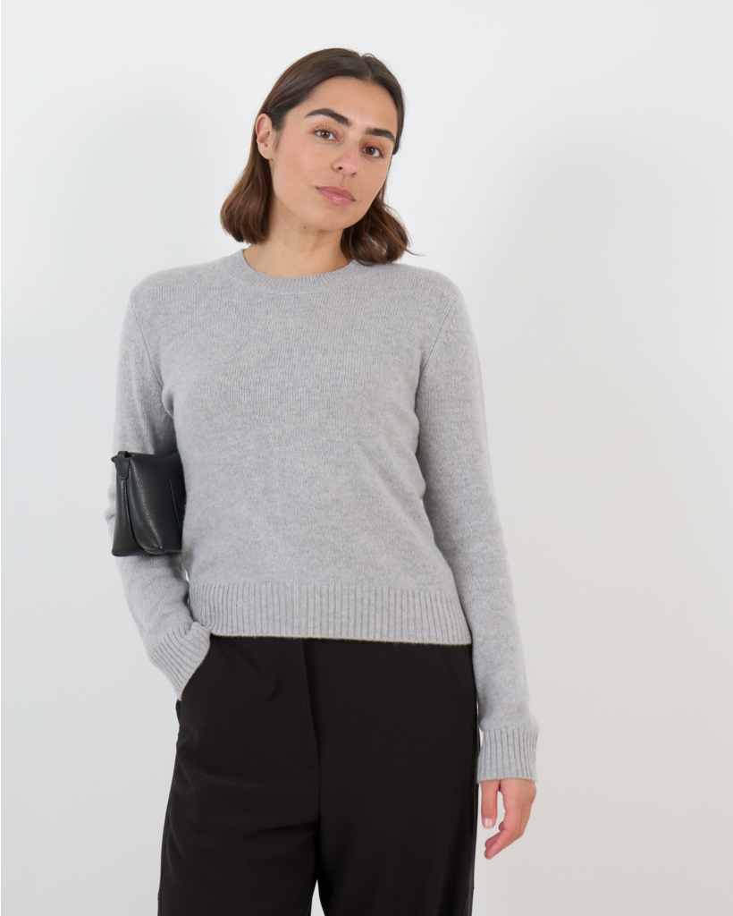 Mable Cashmere Pullover Sweater Grey