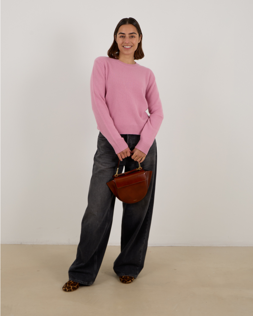 Mable Cashmere Pullover Sweater Pink