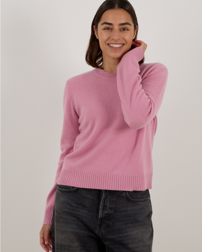 Mable Cashmere Pullover Sweater Pink