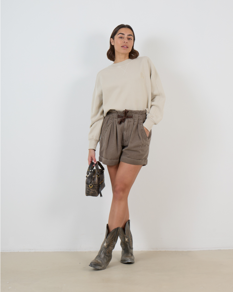 Nirma Shorts with Drawstring Brown