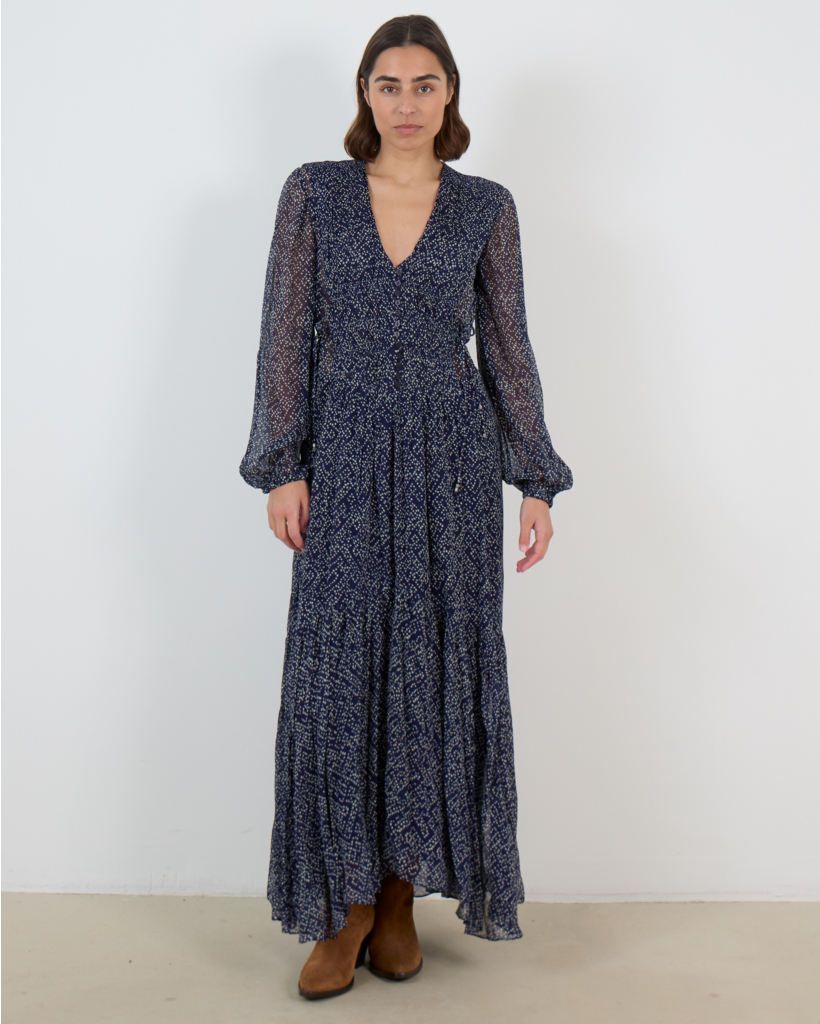 Briane Chiffon Maxi Dress Midnight