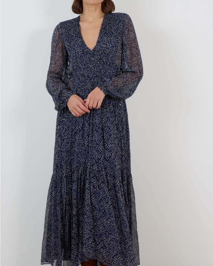 Briane Chiffon Maxi Dress Midnight
