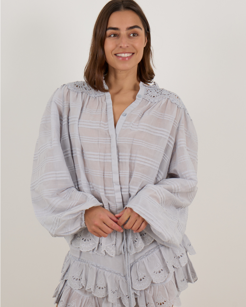 Polly Top Light Blue