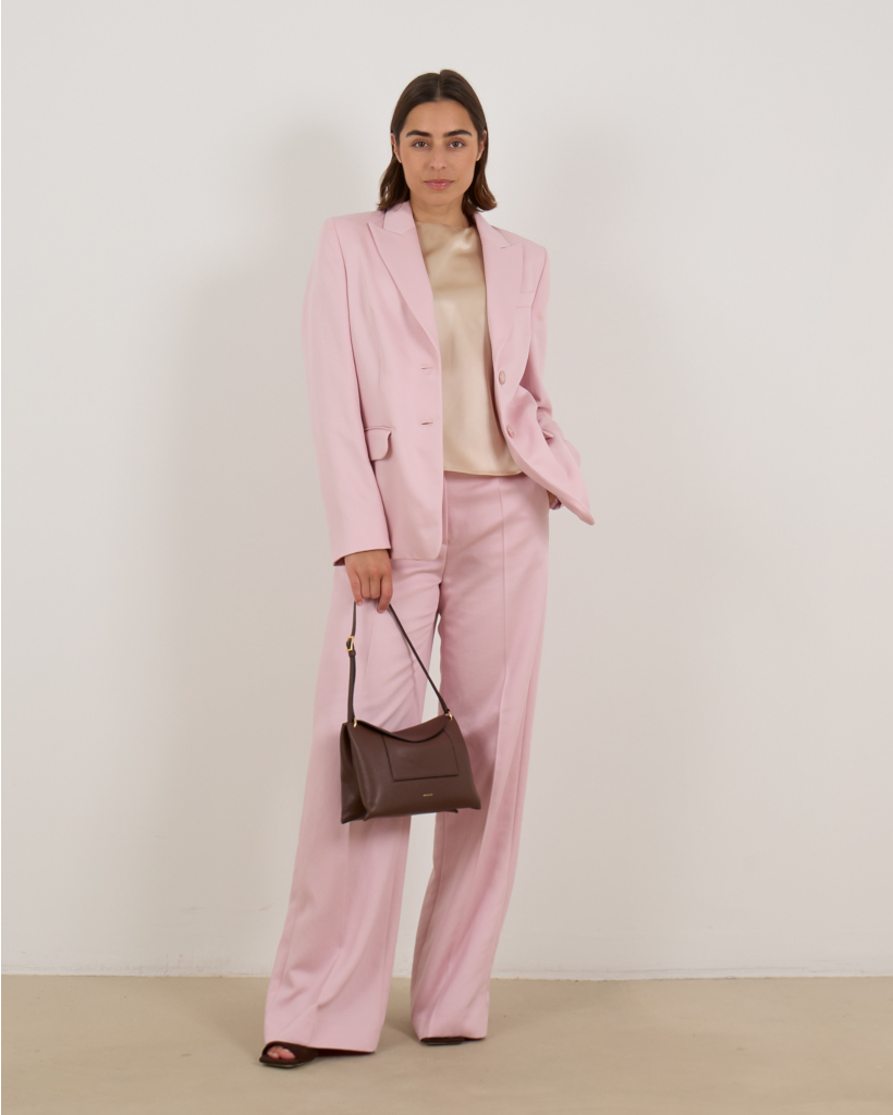 Light Pink Twill Blazer