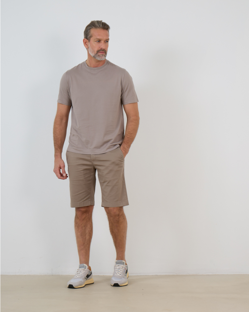 Bob Slim Fit Shorts Taupe