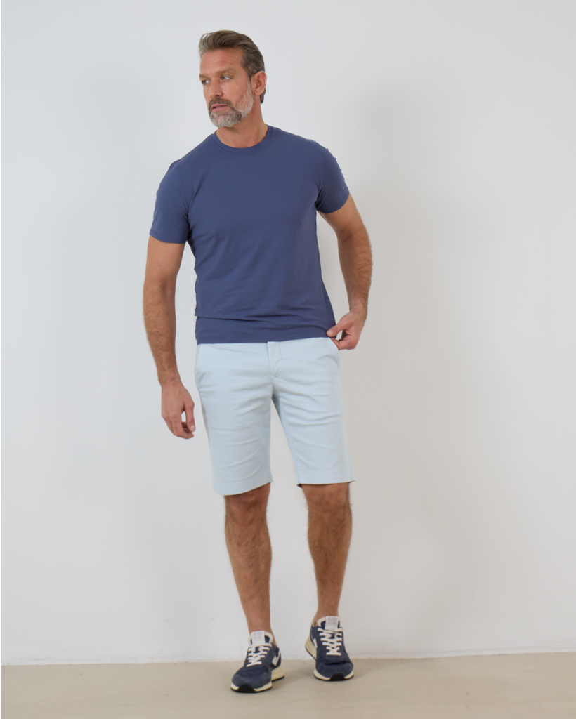 Bob Slim Fit Shorts in Blue