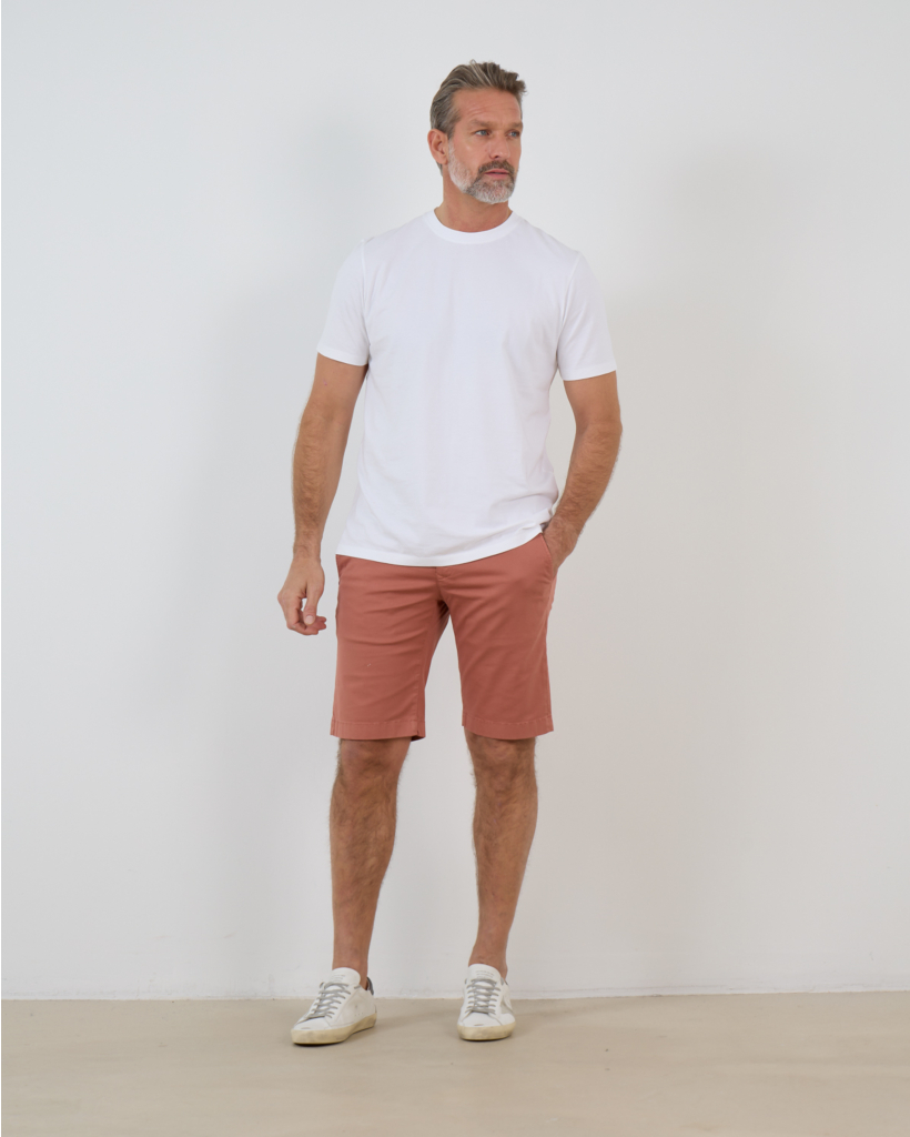 Bob Slim Fit Shorts Rust