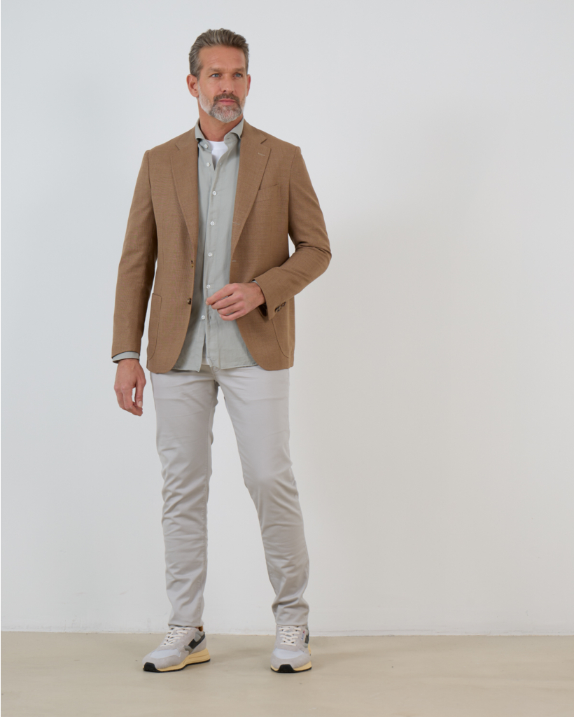 Nick Slim Trousers Grey