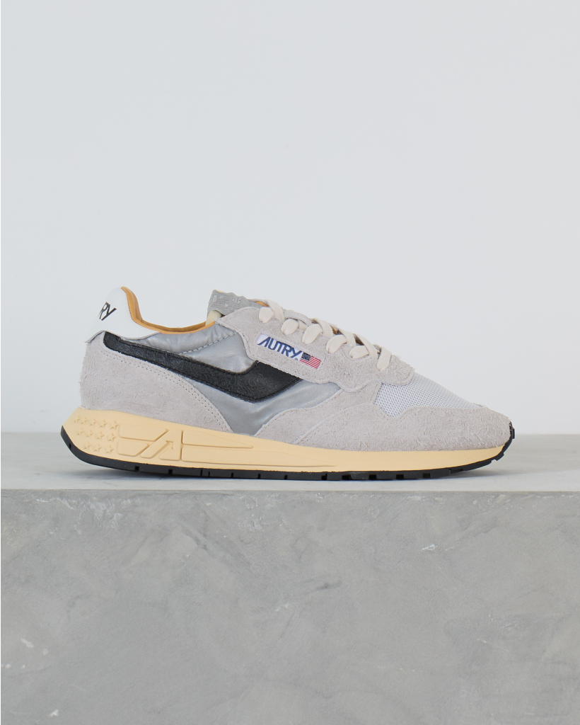 Reelwind Suede Mesh Low Sneaker Grey Silver