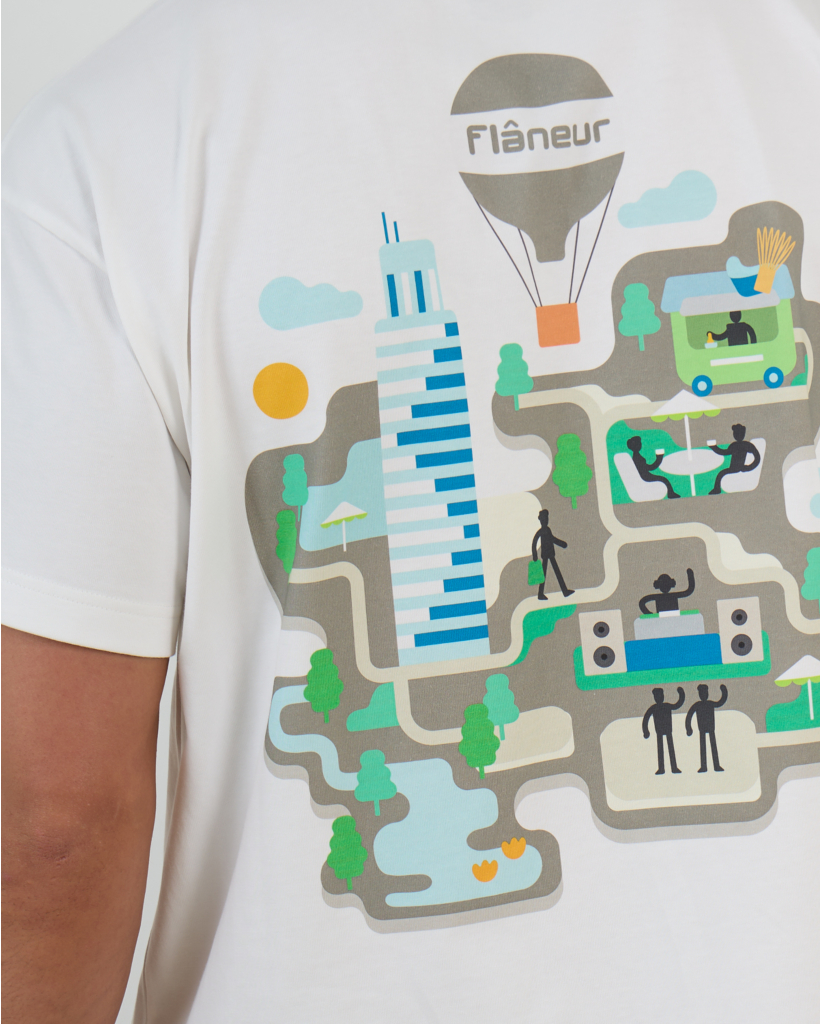 Festival Map White T-shirt