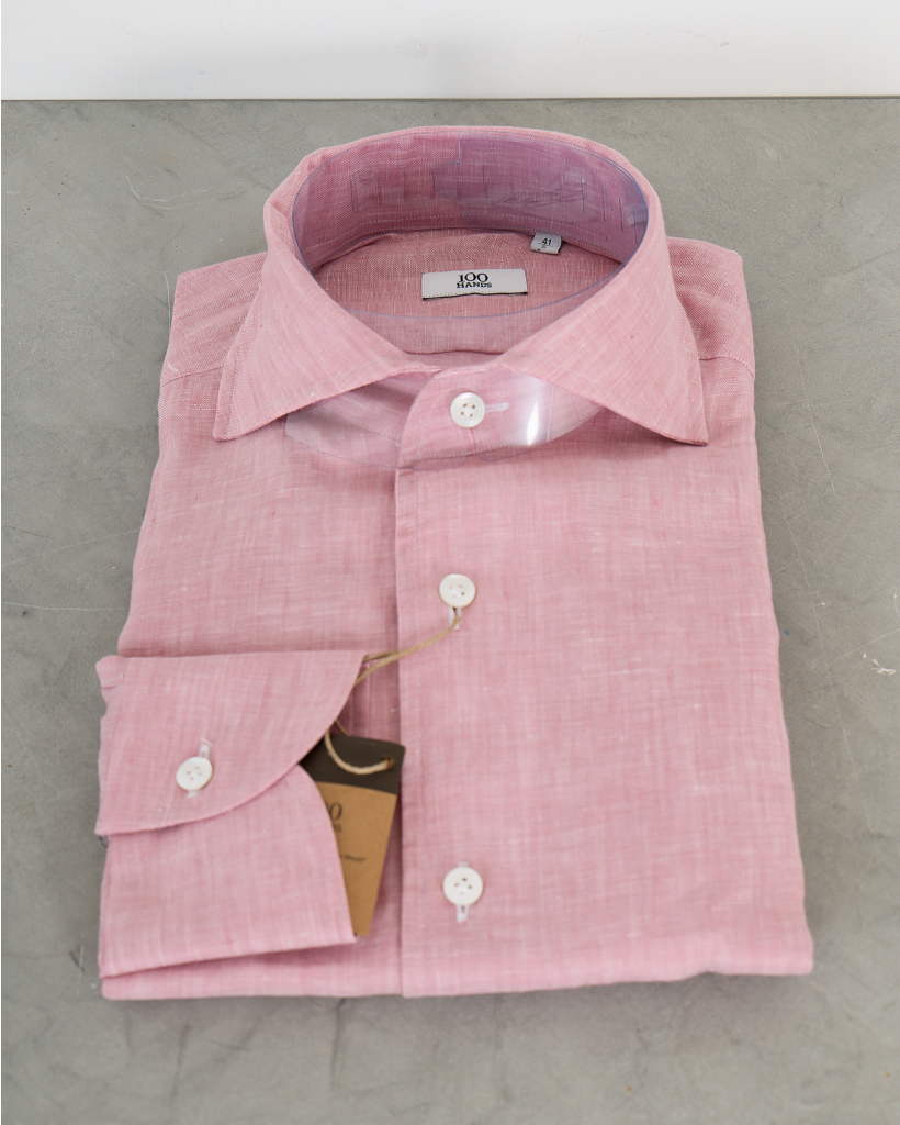 Casual Shirt Lange Mouw Rosewood