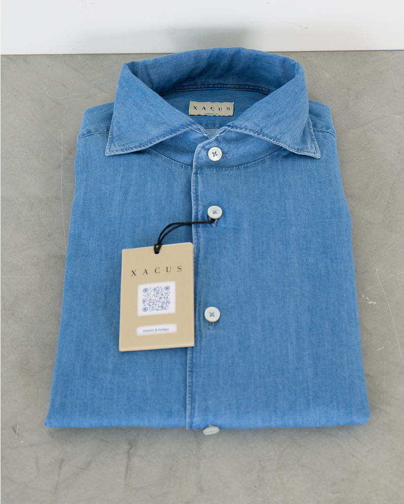 Tailor Shirt Long Sleeve Washed Jeans