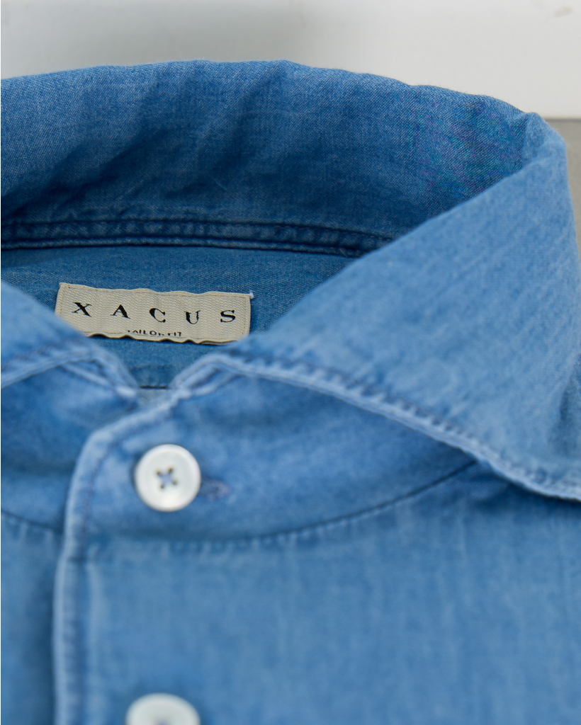 Tailor Shirt Long Sleeve Washed Jeans