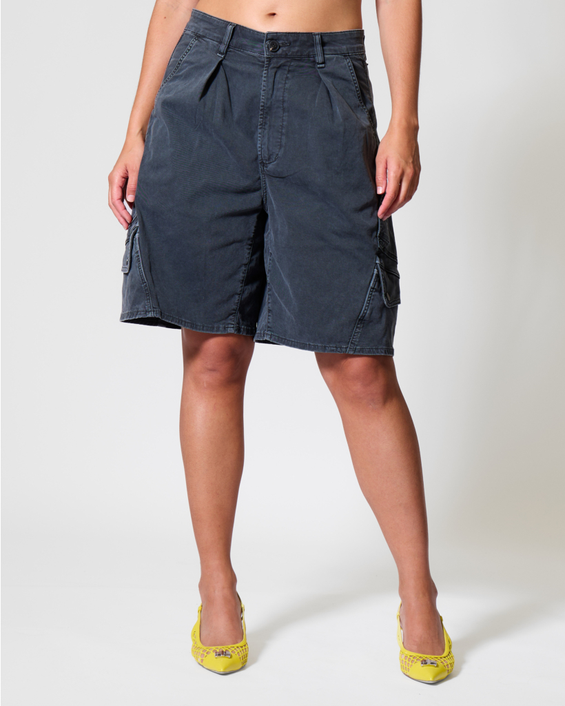 Flight Shorts Washed Black