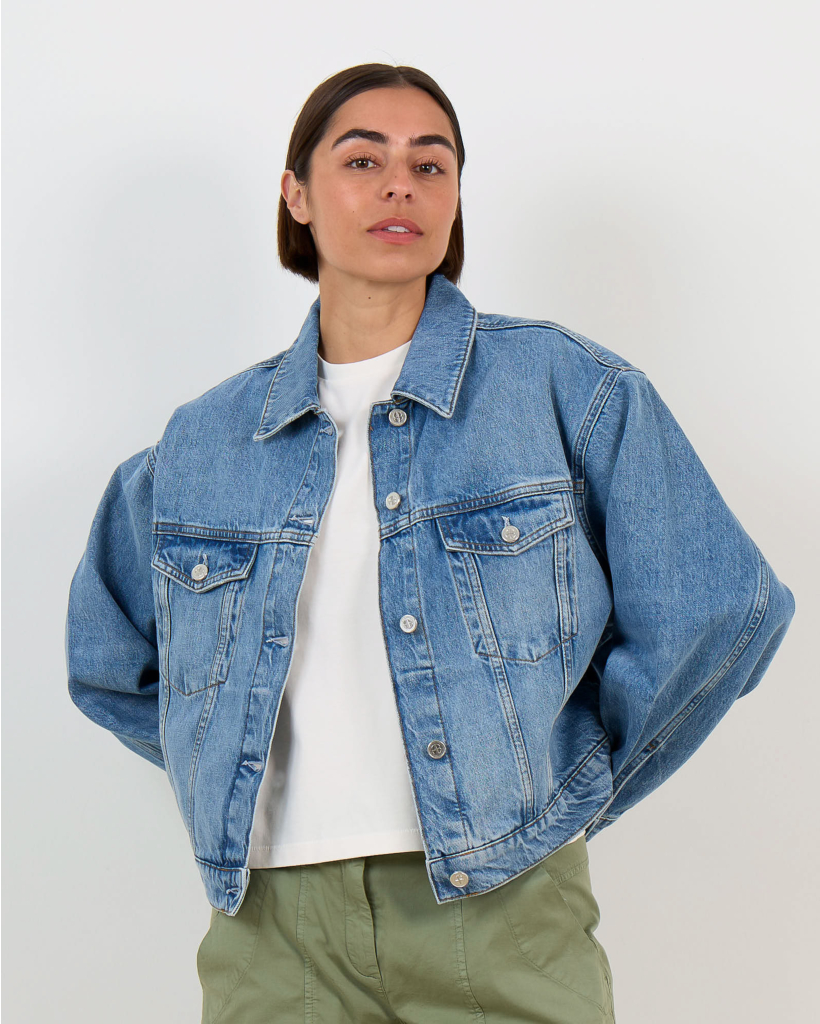 Denim Jacket Washed Blue