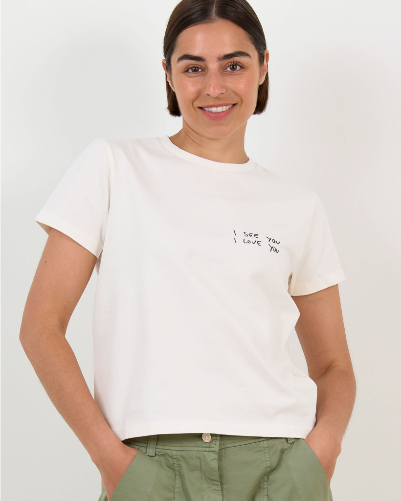 Shelley T-shirt in off-white