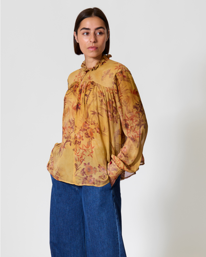 My Shirt Blouse with Floral Print Heliodore
