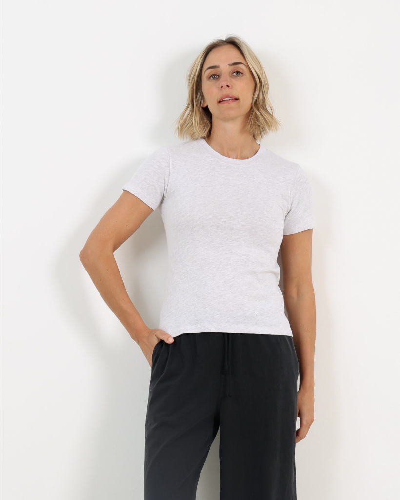Heathered T-shirt Arctic Chine