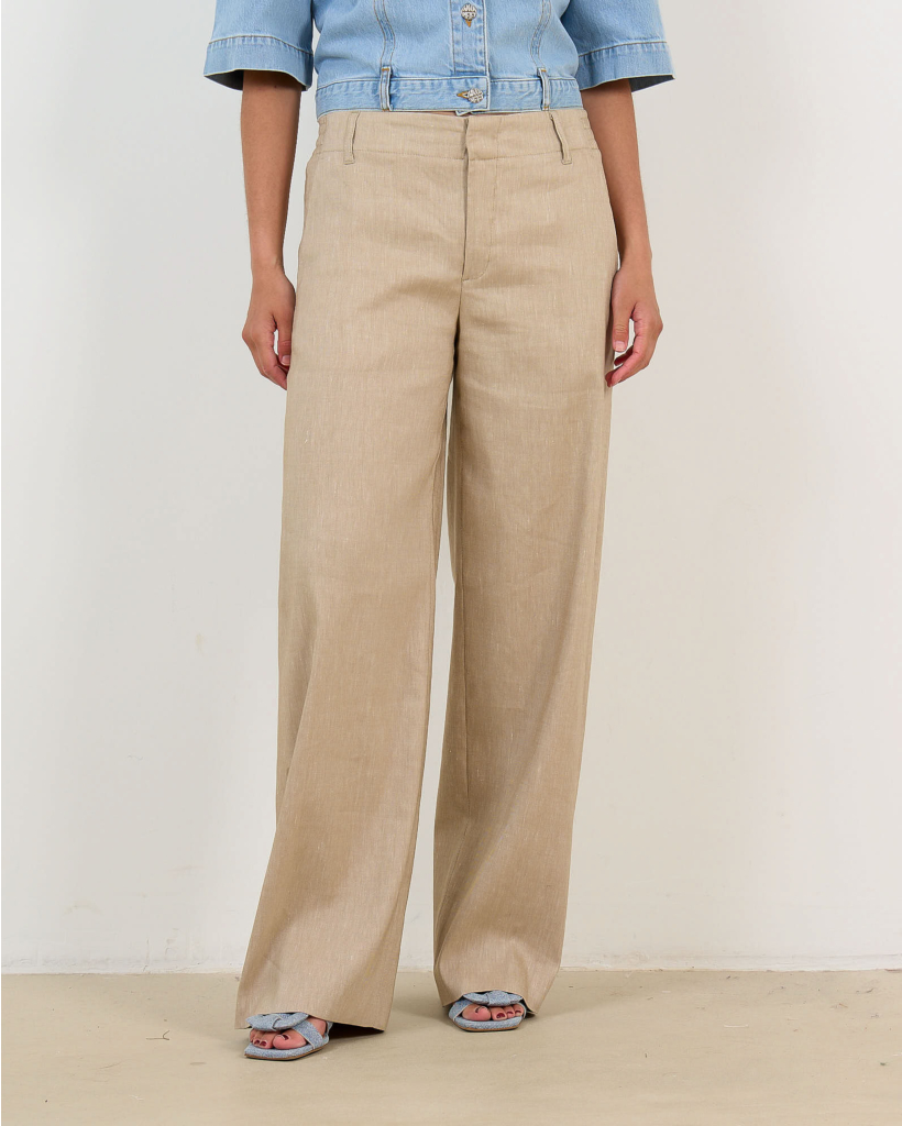 Dutiful Linen Trousers Sand