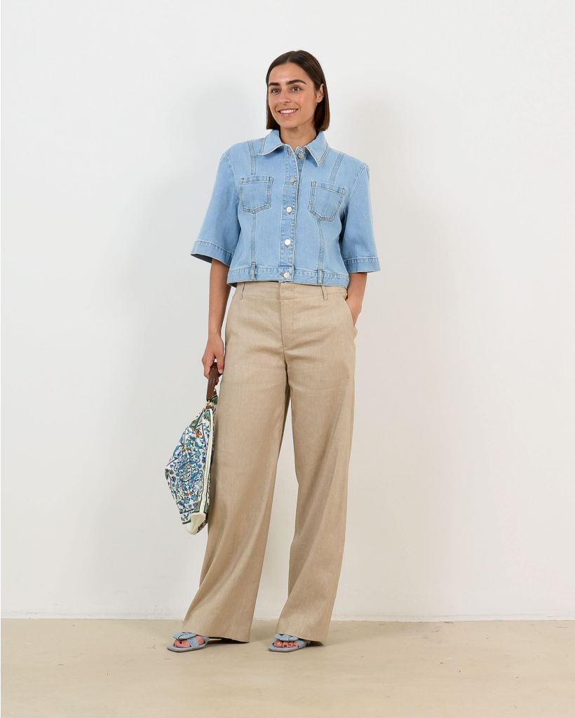 Dutiful Linen Trousers Sand
