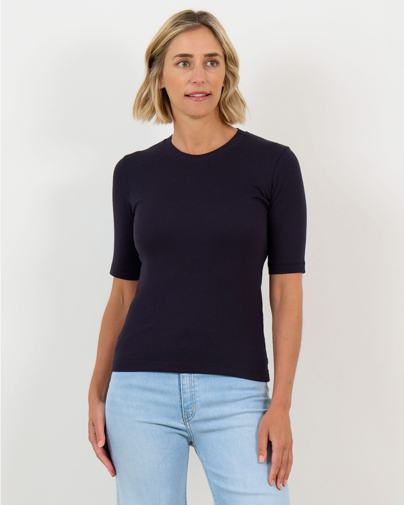 Three-Quarter Sleeve T-Shirt - Dark Night