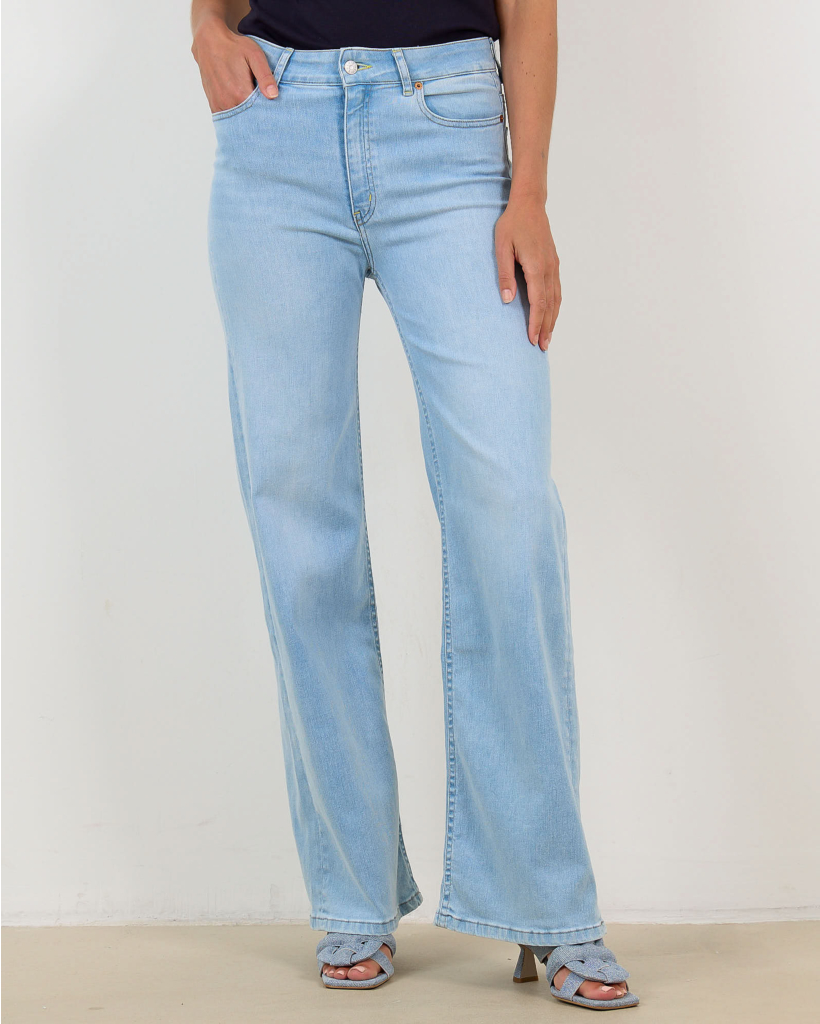 Palazzo Hypersoft Jeans Bleach L32