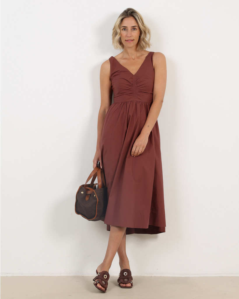 Patrice Maxi Dress Adobe Brown