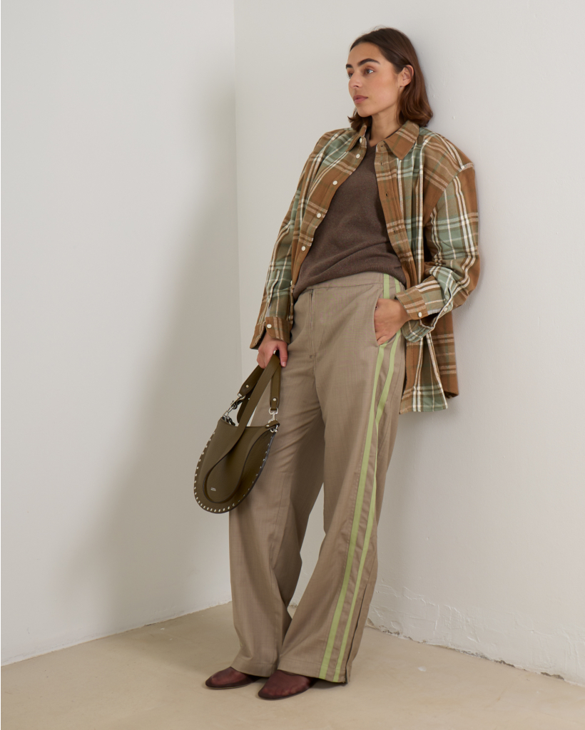 Limestone Check Overshirt