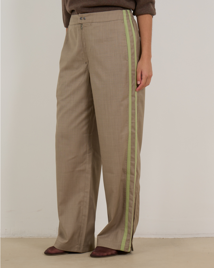 Track Pants Khaki Green Mouse