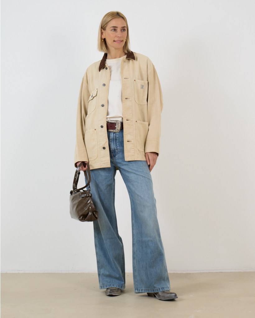 Teri Carpent Wide Leg Jeans Holton Indigo Blue