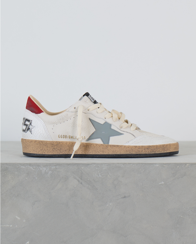 Ball Star Sneaker White Silver