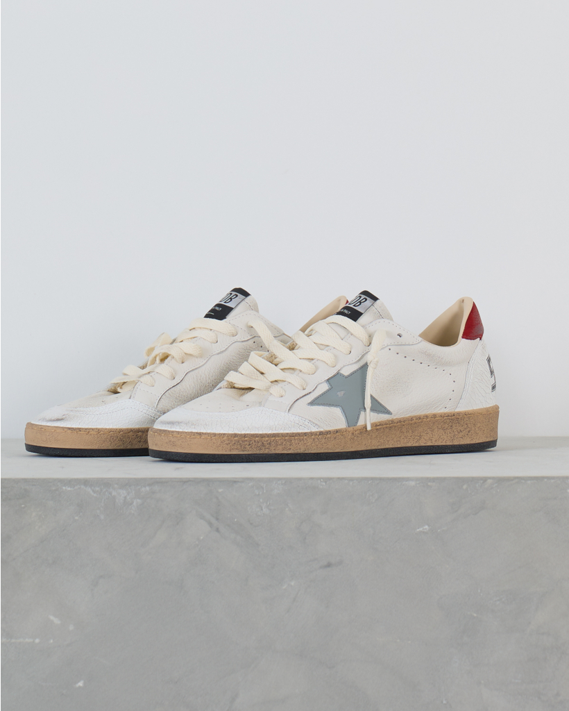 Ball Star Sneaker White Silver