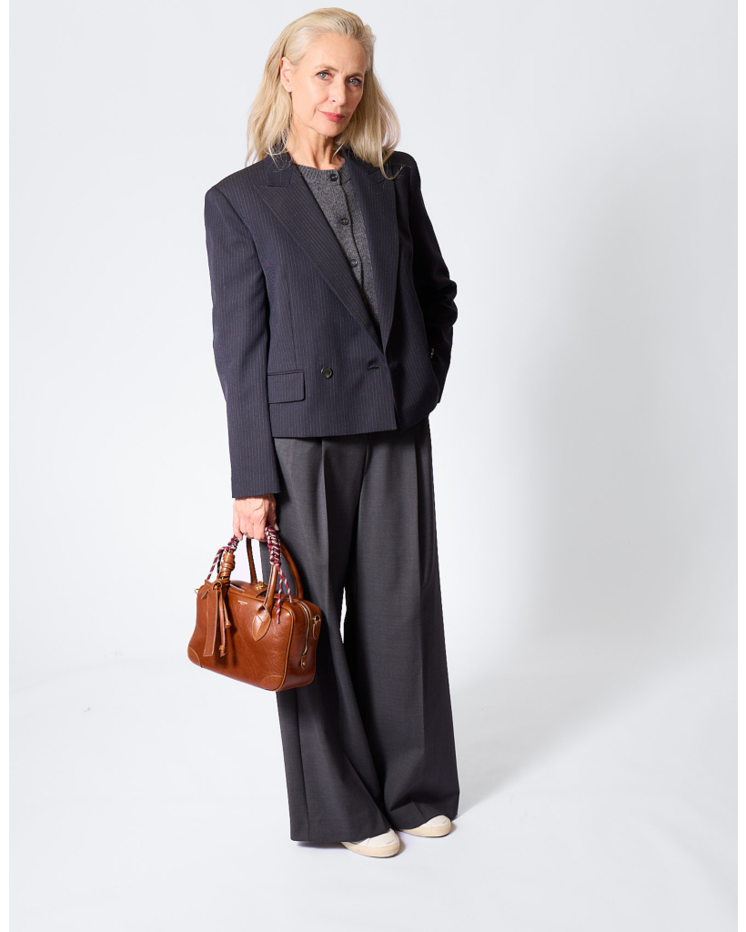 wkdombrosa Wool Cardigan Dark Grey