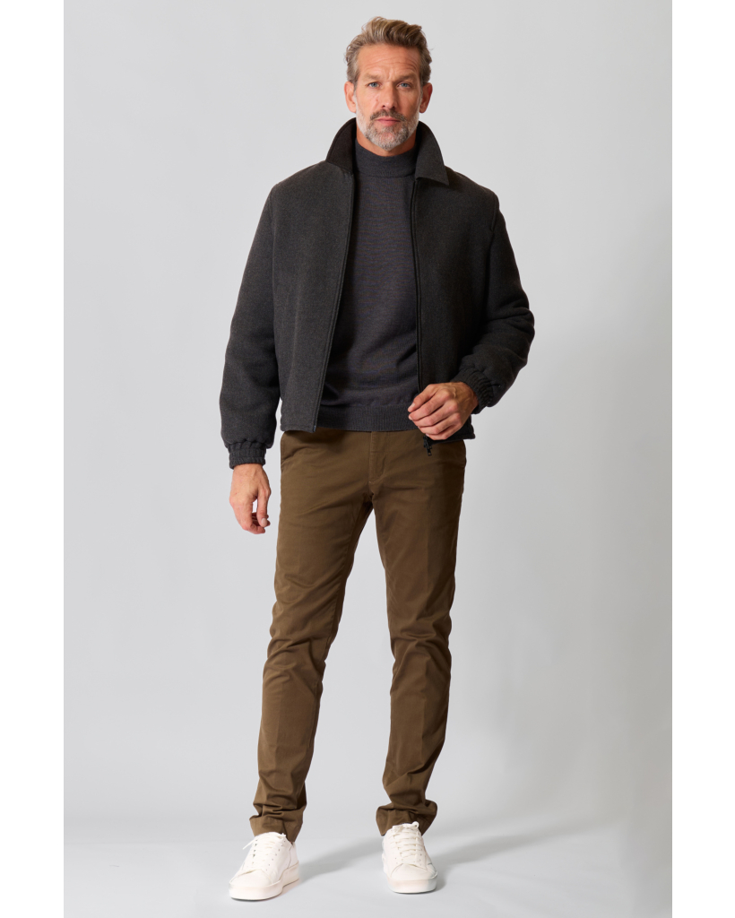 Fenice Green Cotton Trousers