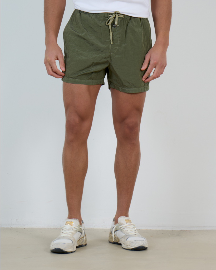 B100003 Military Green Swim Shorts