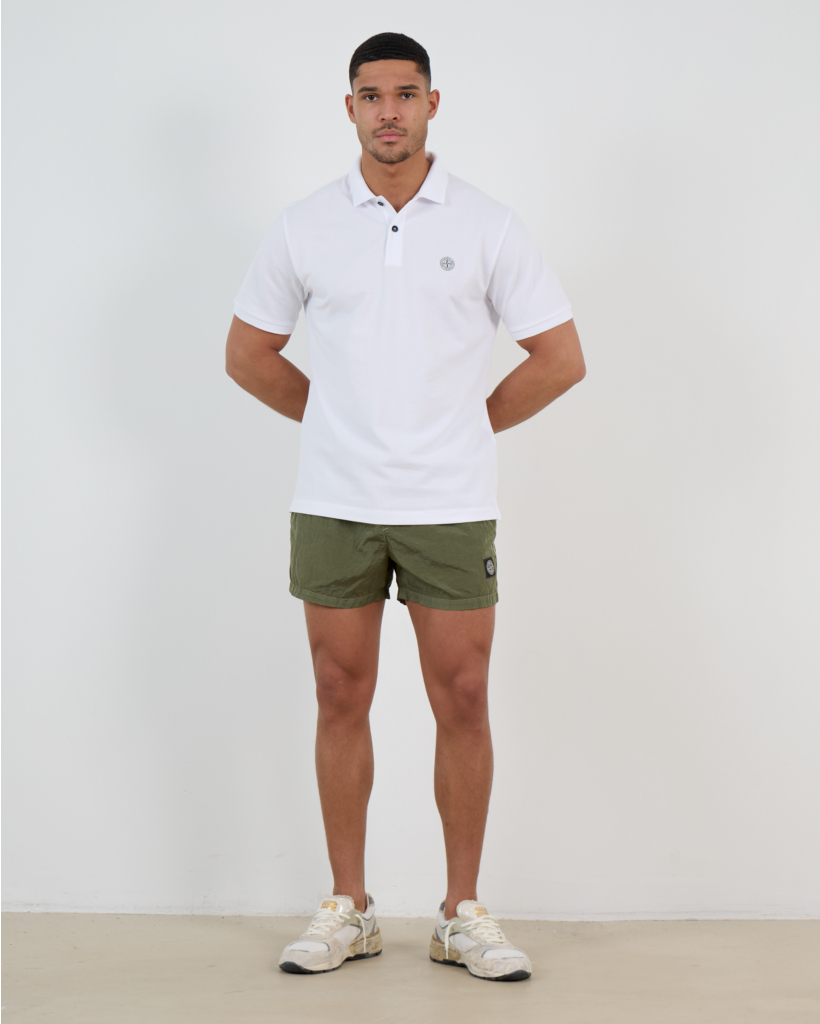 B100003 Military Green Swim Shorts