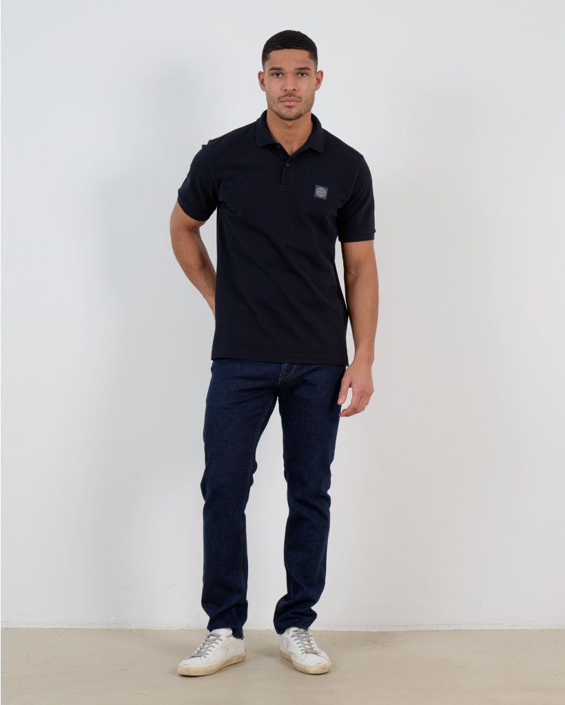 2200011 Polo Short Sleeve Navy Blue
