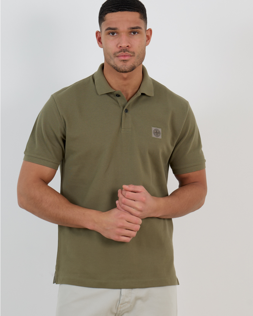 2200011 Short Sleeve Polo Military Green