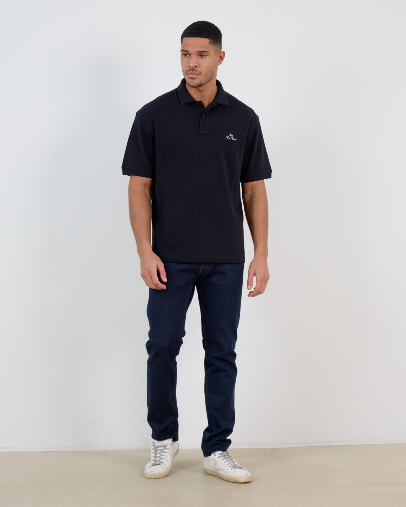 2200001 Polo Short Sleeve Dark Navy Blue