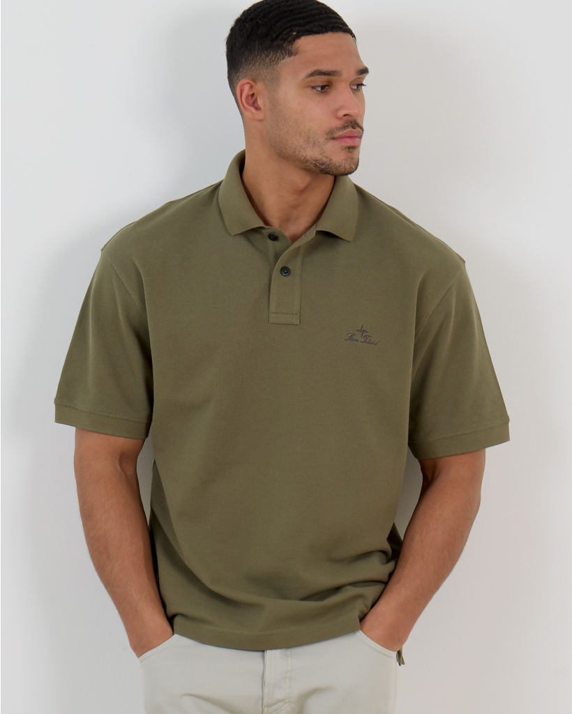 2200001 Polo Short Sleeve Military Green