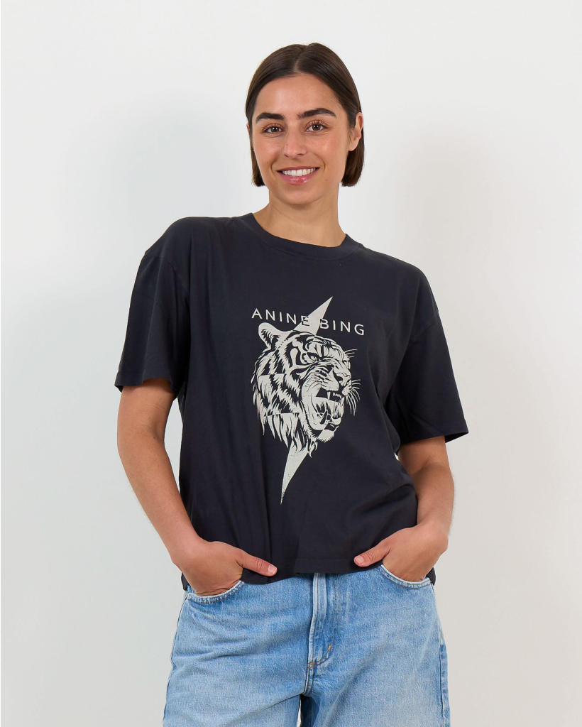 Walker Tiger Tee Vintage Black