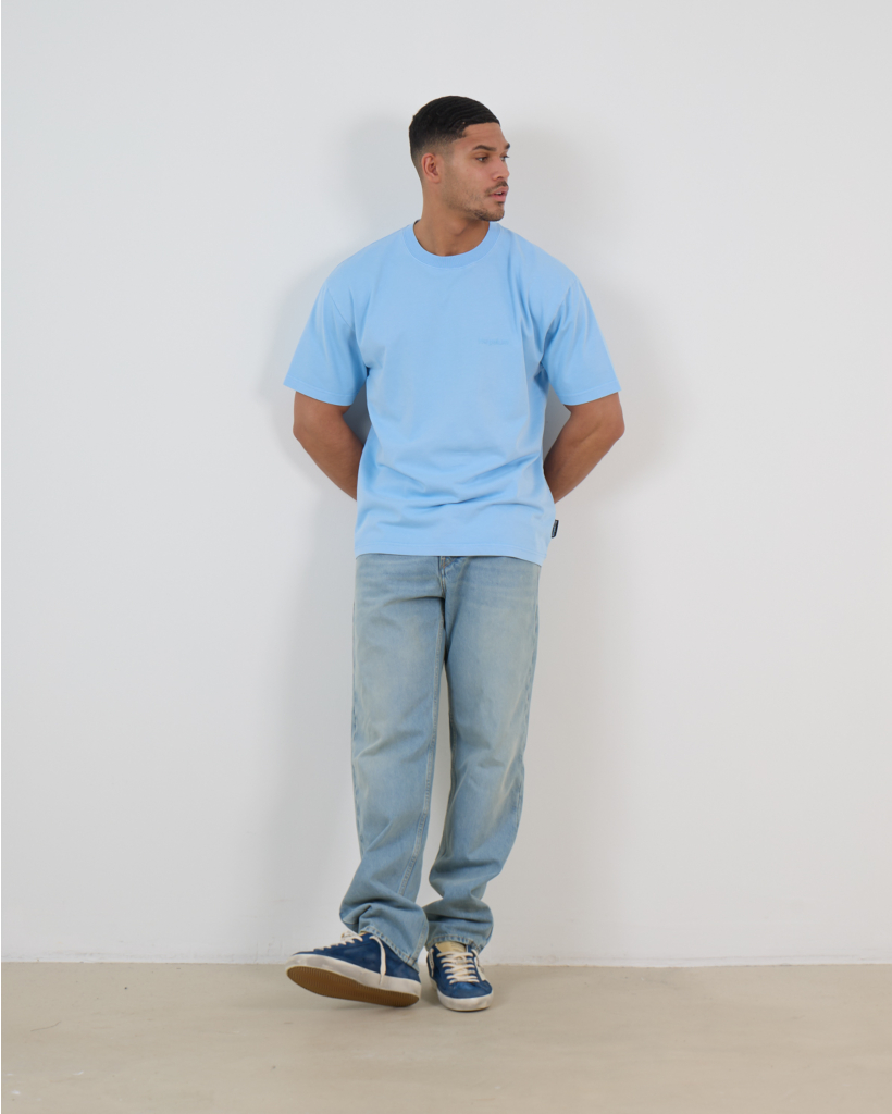 Blue T-shirt with back print