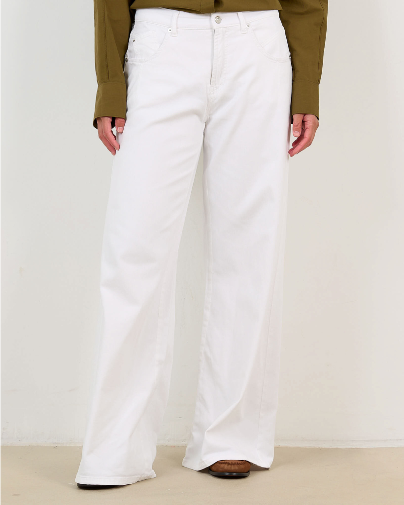 Palazzo Jeans White L32