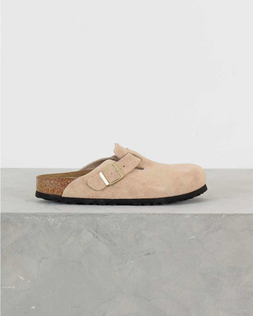 Boston Suede Slip-Ons Sandcastle