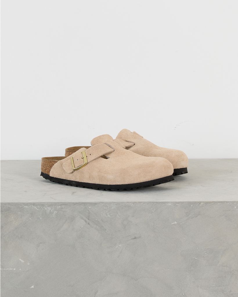 Boston Suede Slip-Ons Sandcastle